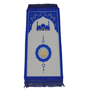 Orientalischer Gebetsteppich für Kinder in blau